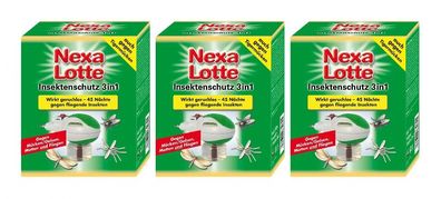 3 x NEXA LOTTE® Insekten-Stecker 3in1, 1 Set