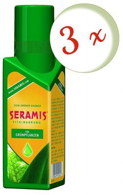 3 x Seramis® Vitalnahrung für Grünpflanzen, 200 ml