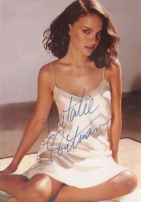 SEXY Original Autogramm Natalie Portman auf HGF