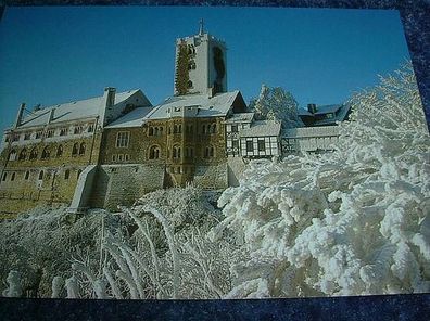 2749/ Ansichtskarte-Wartburg bei Eisenach im Winter