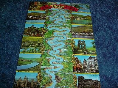 2751/ Ansichtskarte-Mosel von Trier bis Koblenz