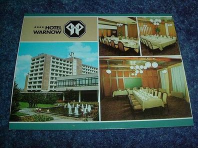 2789/ Ansichtskarte-Rostock Hotel Warnow