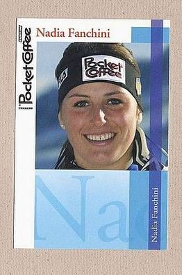 Nadia Fanchini (Ski-Abfahrt) - Originalautogrammkarte