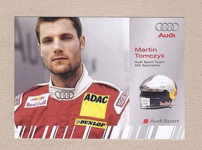 Martin Tomczyk (Audi Sport Team Sportsline ) - Originalautogrammkarte