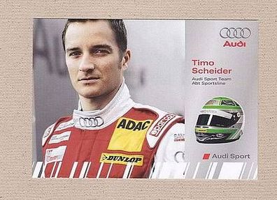 Timo Schneider (Audi Sport Team Sportsline) - Originalautogrammkarte