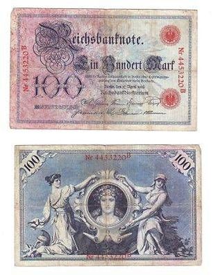 Banknote 100 Mark 17.4.1903 Deutsches Reich
