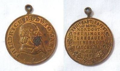 Bronze Medaille 18. Gauturnfest Bad Lauchstädt 1899