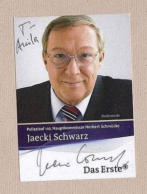 Jaecki Schwarz ( Polizeiruf ) - persönlich signiert