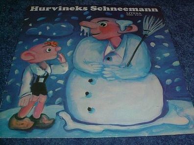 Schallplatte LITERA-Hurvineks Schneemann