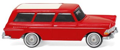 Wiking 007149 Opel Rekord ´61 Caravan - rot Auto Modell 1:87 (H0)