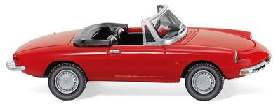 Wiking 020601 Alfa Spider - rot, Auto Modell 1:87 (H0)