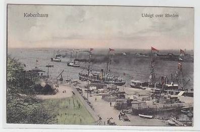 44885 Ak København Kopenhagen Udsigt over Rheden 1909