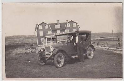 44538 Foto Ak altes Automobil Car Marke ? um 1920