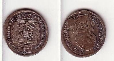 15 Kreuzer Silber Münze Württemberg 1750