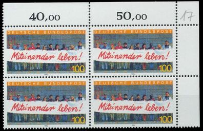 BRD 1994 Nr 1725 postfrisch Viererblock ECKE-ORE X86526A