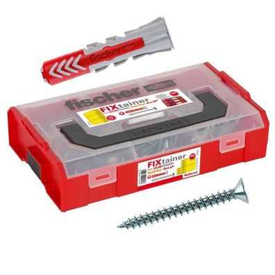 Fischer FIXtainer Duopower Elektriker-Box, 300-tlg. Set