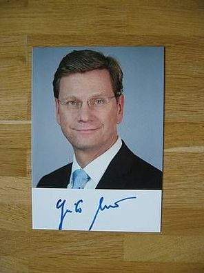 Bundesminister Dr. Guido Westerwelle - Autogramm!!!