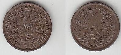 1 Cent Kupfer Münze Niederlande 1939