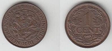 1 Cent Kupfer Münze Niederlande 1941