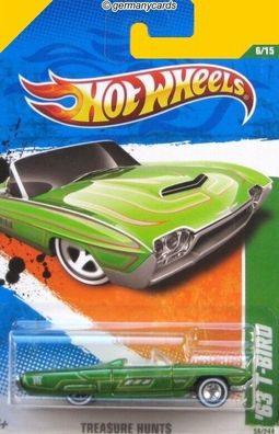 Spielzeugauto Hot Wheels 2011 Super-T-Hunt* Ford Thunderbird 1963