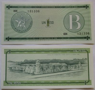 1 Peso Banknoten Cuba Kuba 1985