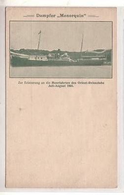44561 Ak Dampfer "Meonorquin" Orient Reiseclubs 1903