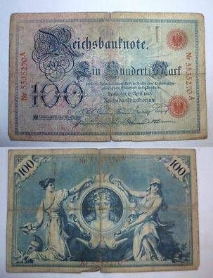Banknote Deutsches Reich 100 Mark 1903 Kaiserreich