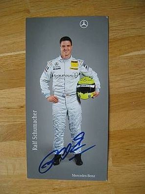 Formel 1 & DTM Star Ralf Schumacher - handsigniertes Autogramm!!!