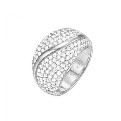 Esprit Damen Ring Messing Silber Atropia ESRG02844A1