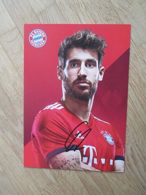 FC Bayern München Saison 18/19 Javi Martinez - handsigniertes Autogramm!!!