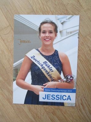 Bühler Zwetschgenkönigin 2018 Jessica - handsigniertes Autogramm!!!