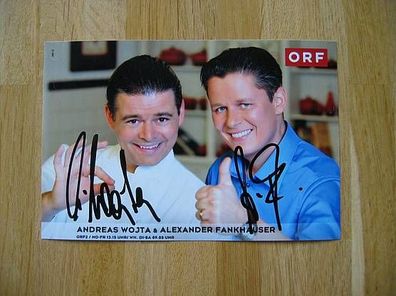 Starkoch Andreas Wojta & Alexander Fankhauser Autogramm
