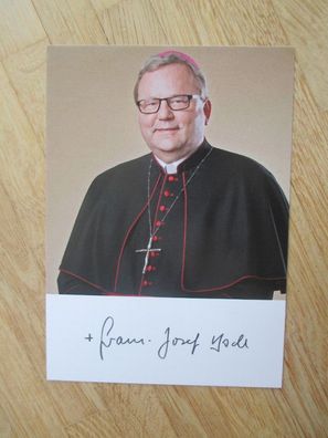 Bischof von Osnabrück Dr. Franz-Josef Bode - handsigniertes Autogramm!!!