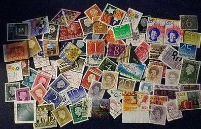 Niederlande - kleines Lot (72 Verschiedene) gestempelt