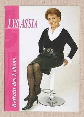 Lys Assia - Originalautogrammkarte