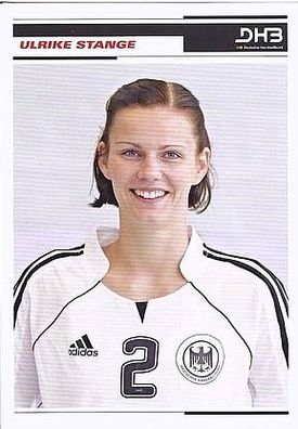 Ulrike Stange (Handball) - Originalautogrammkarte