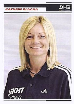 Kathrin Blacha (Handball) - Originalautogrammkarte