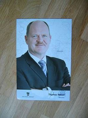 Sachsen-Anhalt Minister Thomas Webel handsign Autogramm