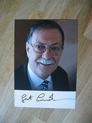 Niedersachsen Minister Gert Lindemann hands. Autogramm!