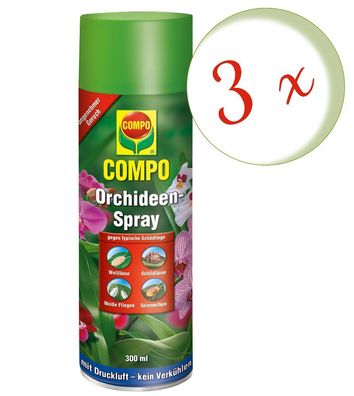Sparset: 3 x COMPO Orchideen-Spray, 300 ml