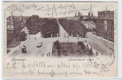 36369 Ak Hannover Herrenhäuser Allee 1902
