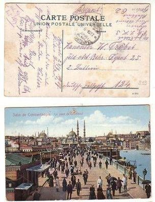 45431 Ak Constantinople Konstantinopel Türkei 1917