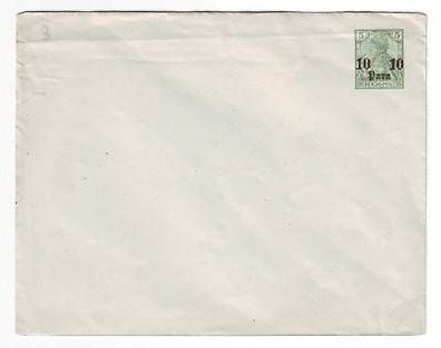45444 alter Ganzsachenbrief Deutsche Post Türkei 10Para