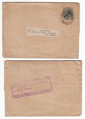 45437 alter Brief Deutsche Post Türkei Jerusalem 1909