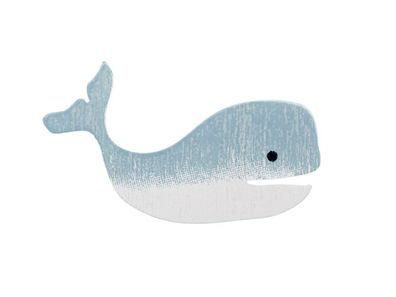 Walfisch Brosche Miniblings Anstecknadel Meer Ozean Pottwal Fisch Blauwal 5cm
