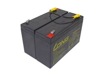 Akku kompatibel PS-12100 2x 6V 12Ah AGM Blei Batterie wiederaufladbar lead acid