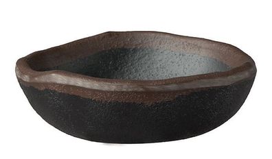 Schale aus Melamin Schwarz / Braun, Ø 85 x 25 mm, 0,03 Liter Serie MARONE neu