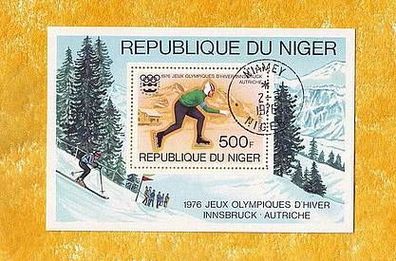 Block - Niger - Winterolympiade 1976 Innsbruck - Eisläufer