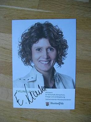Rheinland-Pfalz Ministerin Eveline Lemke - Autogramm!!!