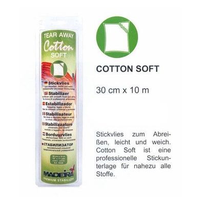 Madeira Stickvlies Cotton soft 10 m